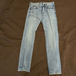 COPY - Faded light blue jeans
